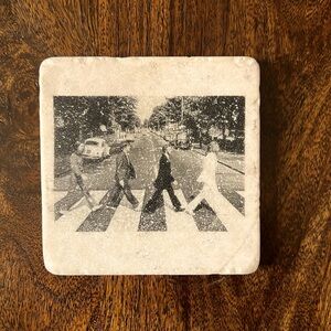 The Beatles “Abbey Road” Stone Drink Coaster